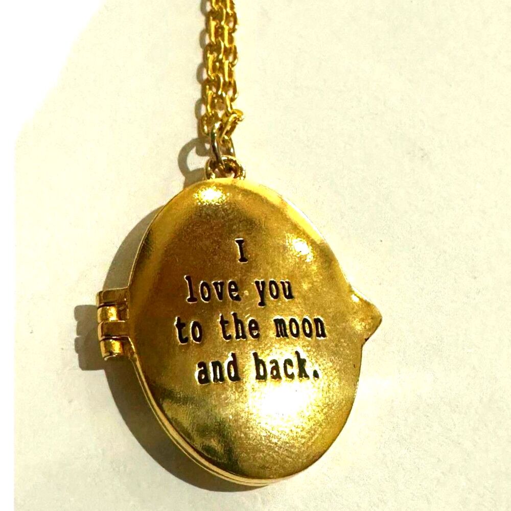 "I Love You To The Moon And Back" Premium Locket Necklace